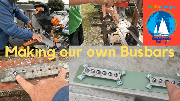 New Video: Making DIY Busbars for our all Electric Boat refit